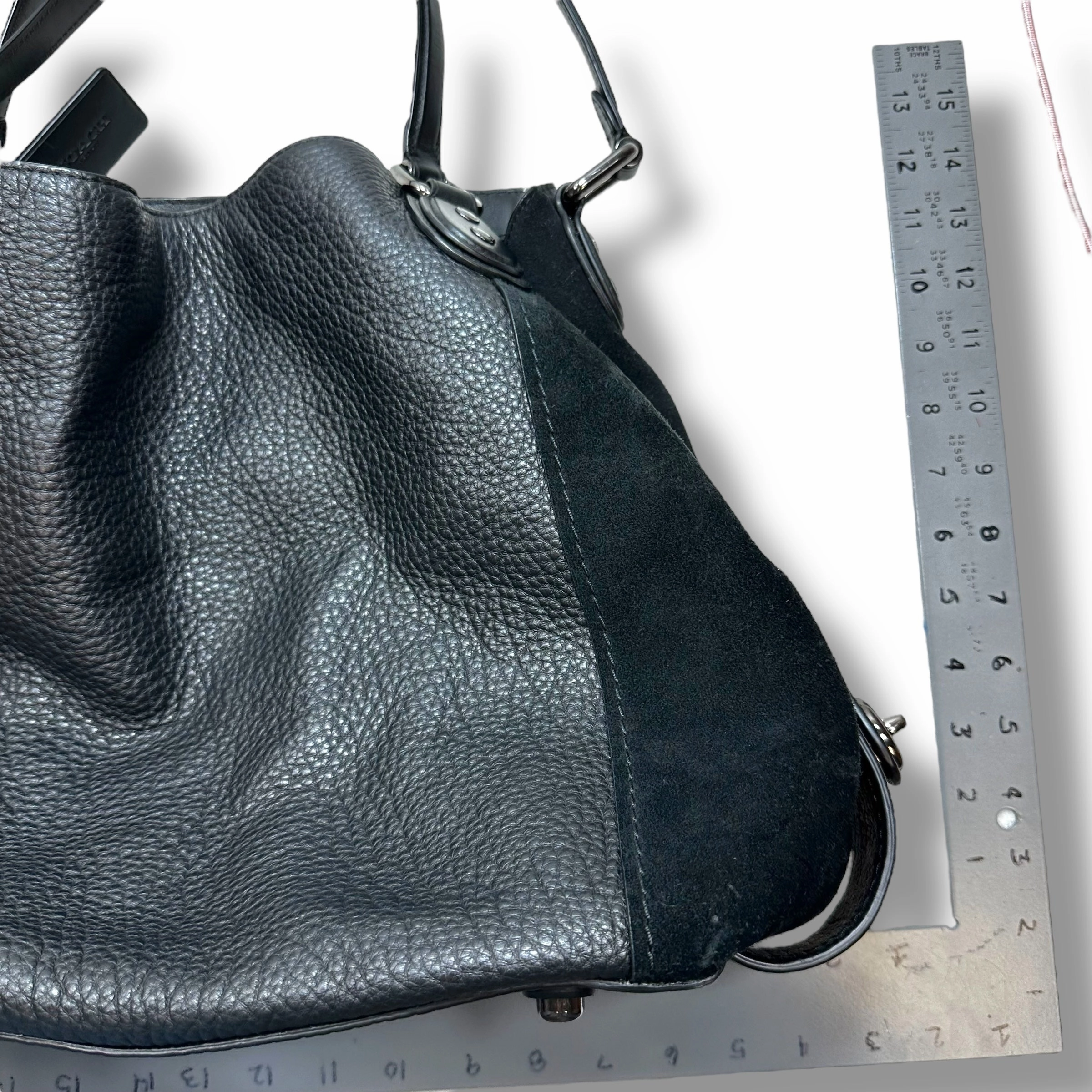 Edie Shoulder Bag 42 Handbag Designer By Coach, Size: Large