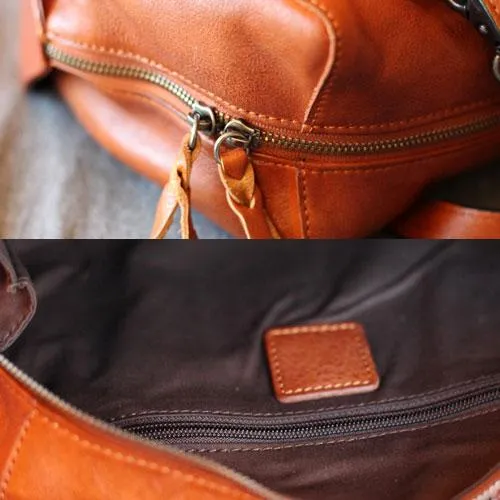 Fashion Women Brown Leather Boston Handbags Black Shoulder Bag Boston Crossbody Bags Purse