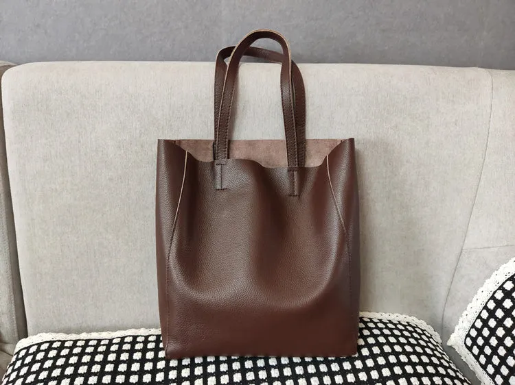 Fashion Womens Silver Leather Oversize Tote Bags Silver Shoulder Tote Bag Handbag Tote For Women