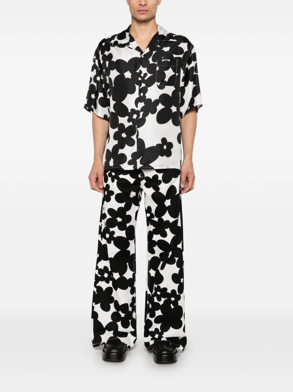 Floral-Print Shirt