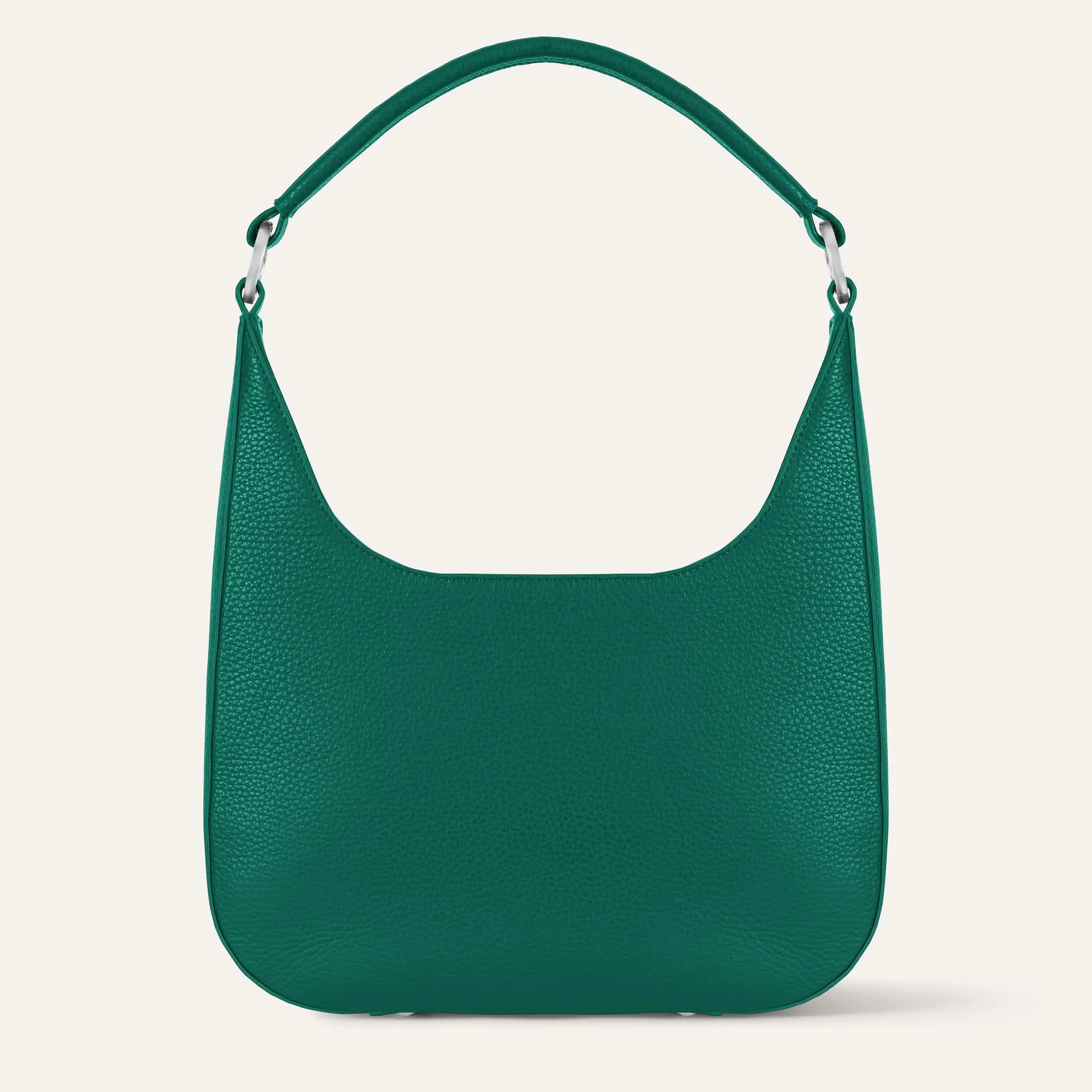 Florence Shoulder Bag | Evergreen with Silver hardware