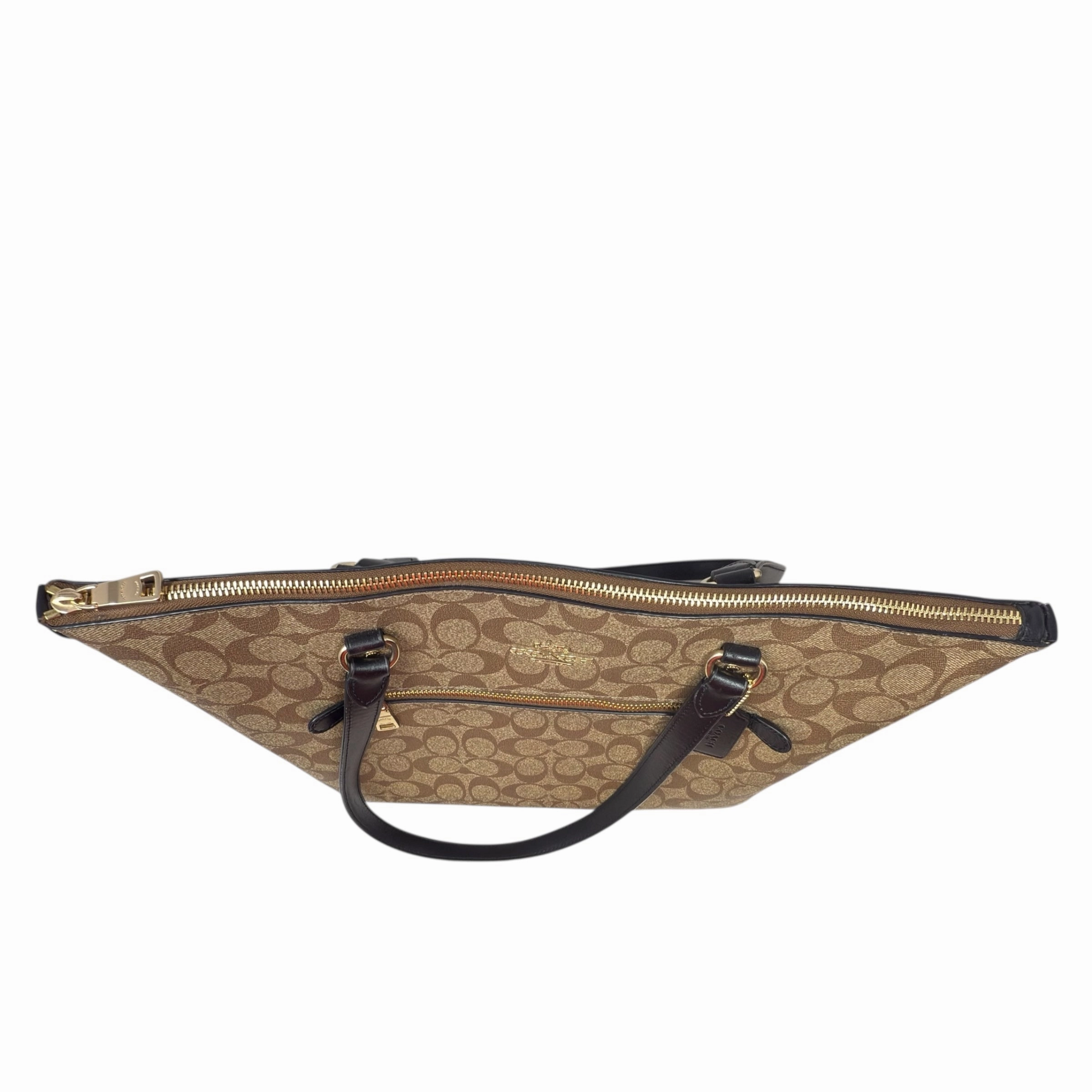 Gallery Tote In Signature Canvas Designer By Coach, Size: Medium