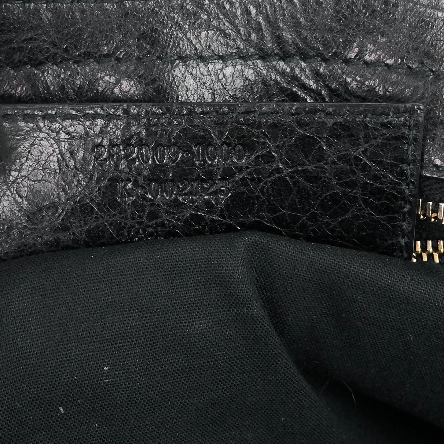 Giant Part Time Lambskin Leather Bag