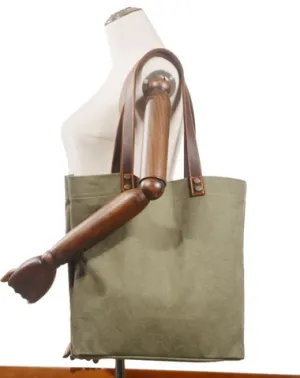 Green Large Canvas Womens Mens Tote Bag Shoulder Bag Tote Purse For Women
