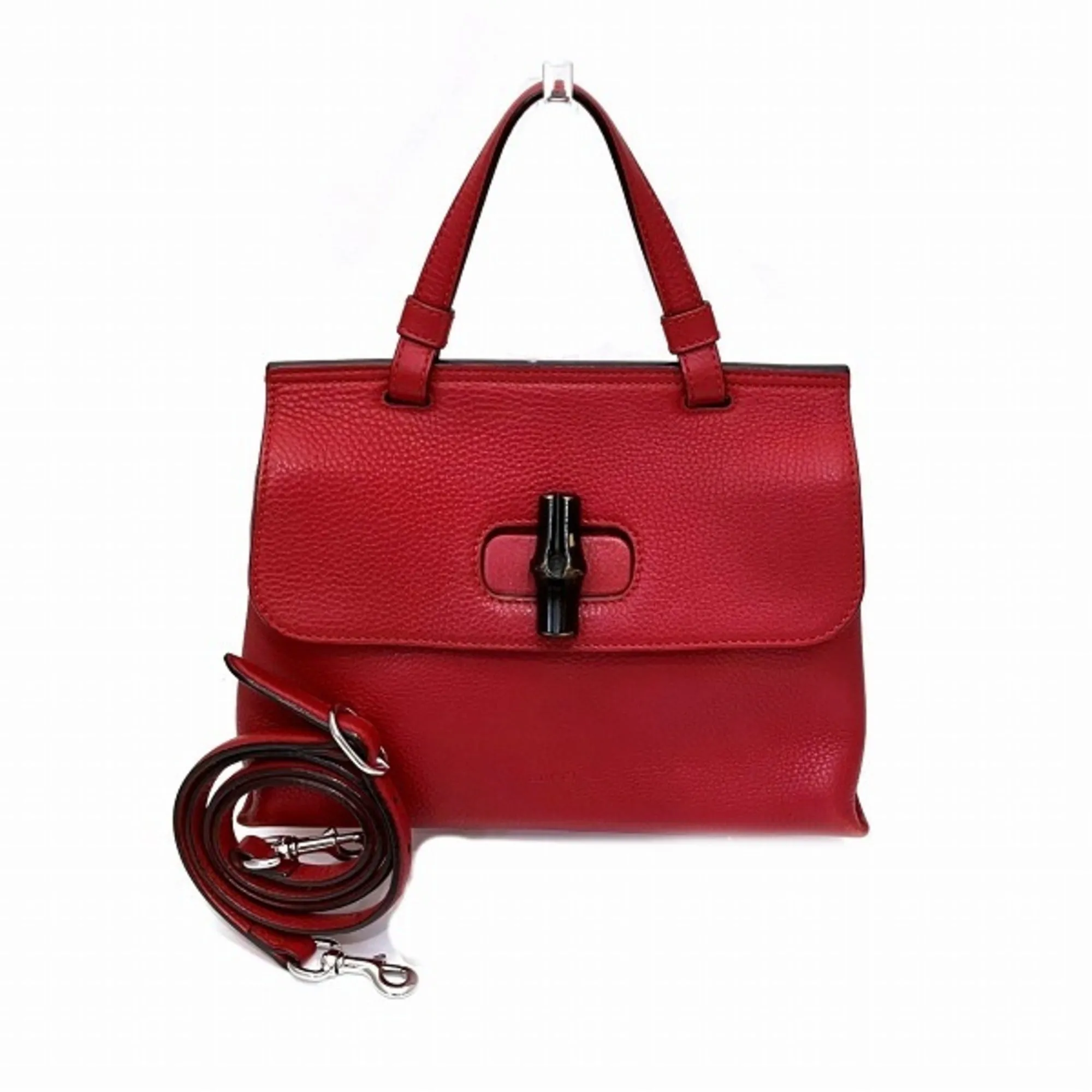 GUCCI Bamboo Daily 370831 Bag Handbag Shoulder Ladies
