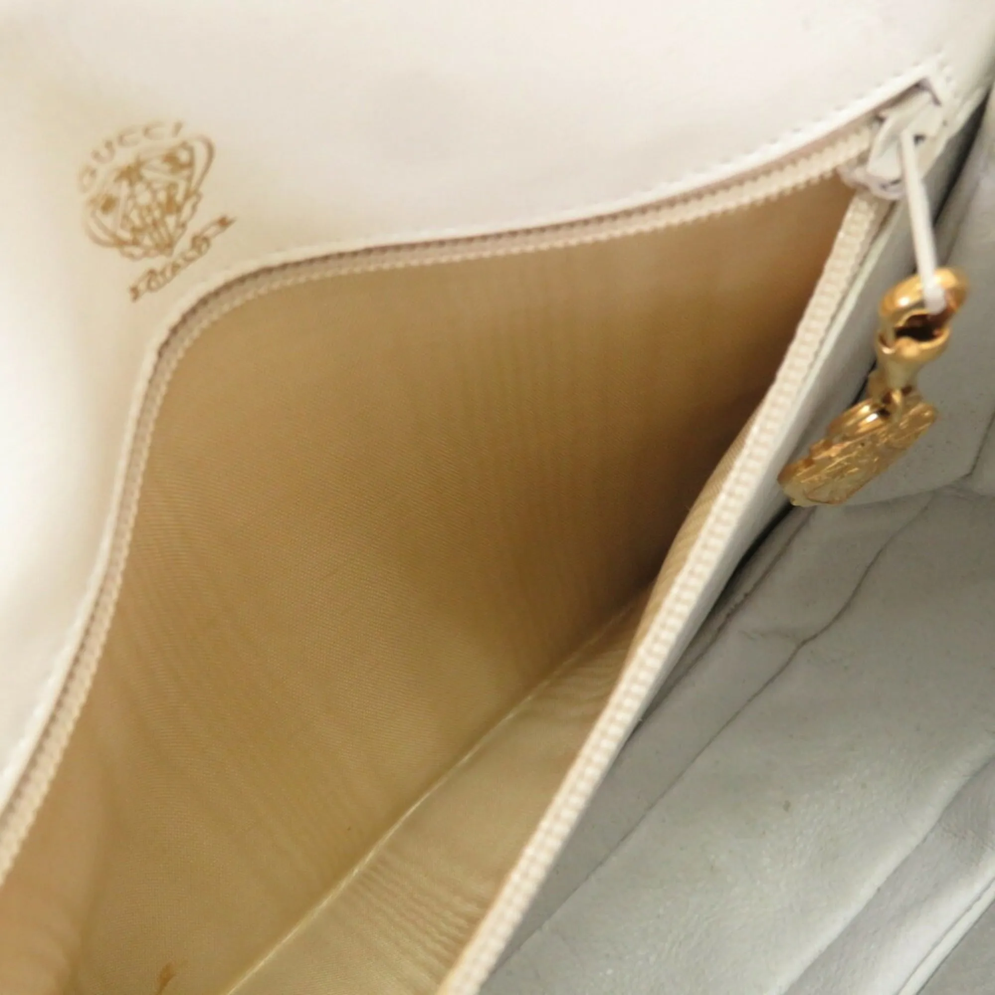 Gucci GG pattern leather white navy bicolor 26 001 5692 shoulder bag blue 0028 GUCCI