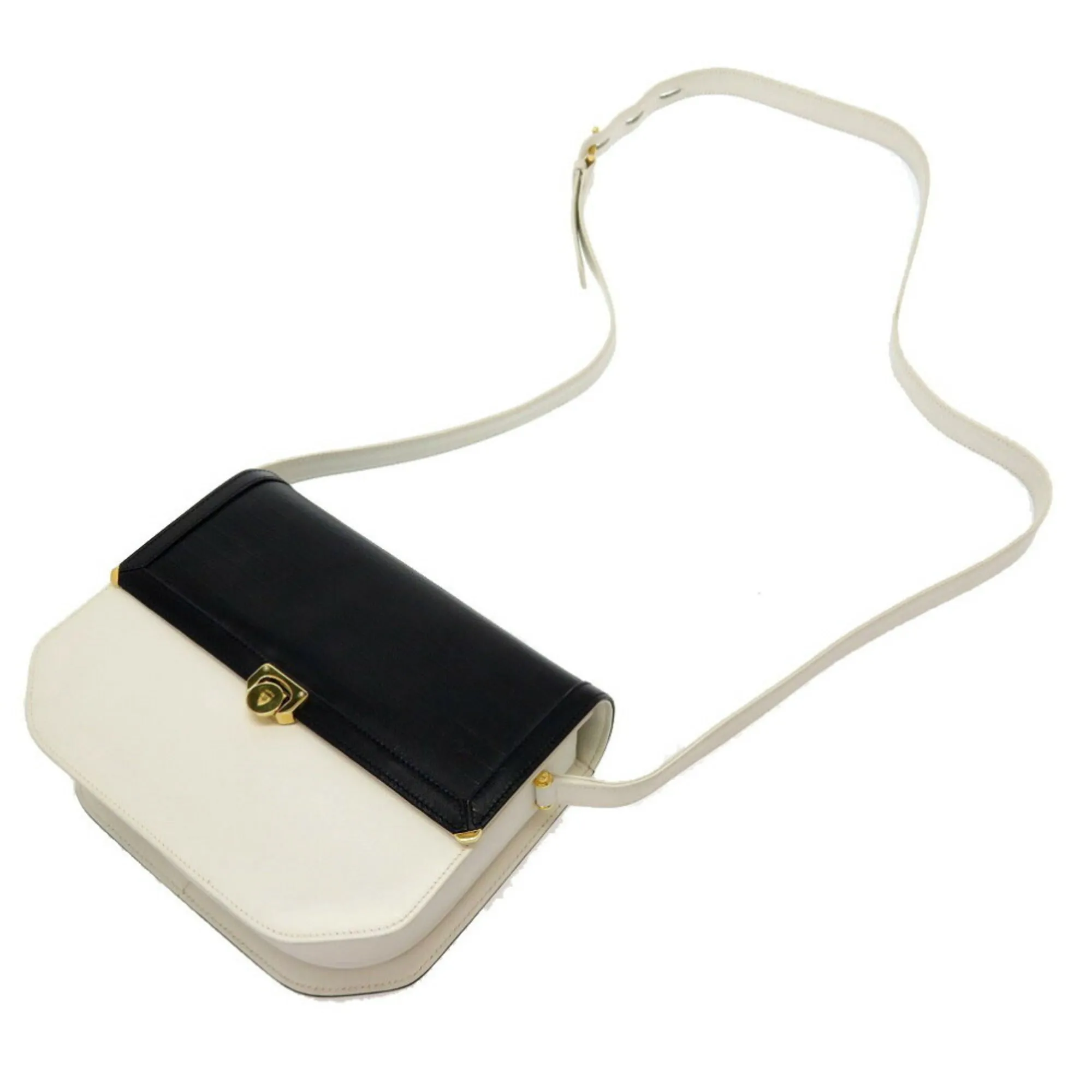 Gucci GG pattern leather white navy bicolor 26 001 5692 shoulder bag blue 0028 GUCCI