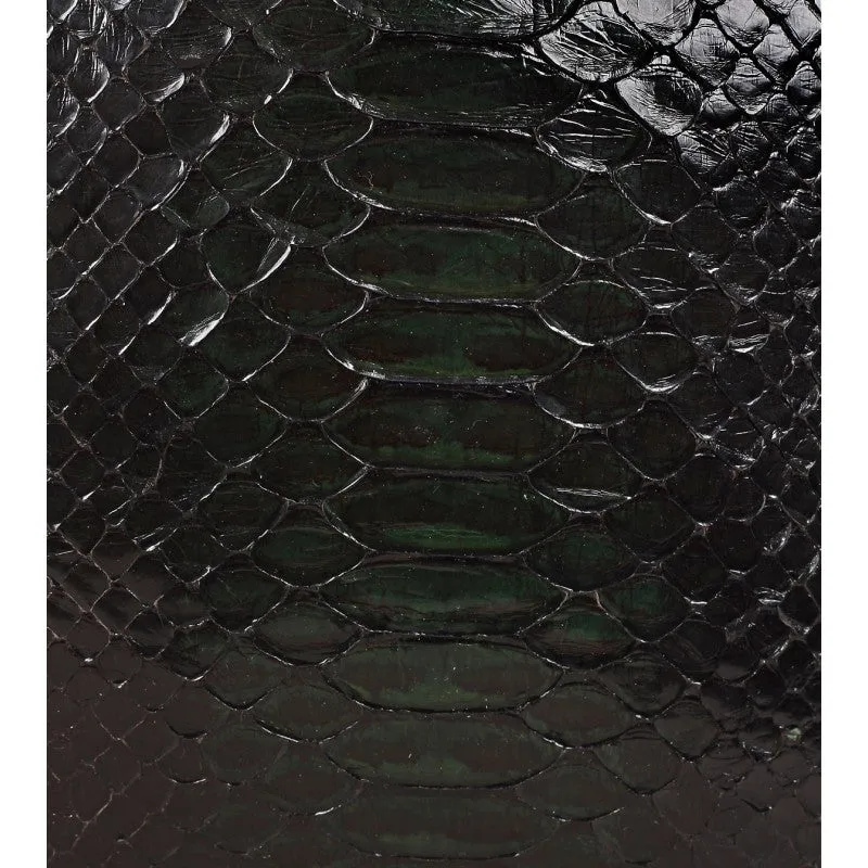Gucci Green & black snakeskin shoulder bag