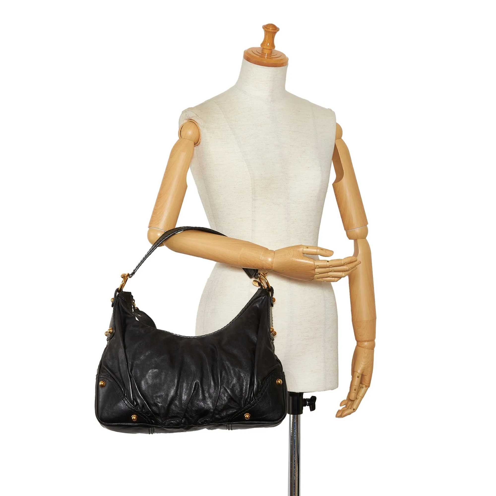 GUCCI Jockey Shoulder Bag