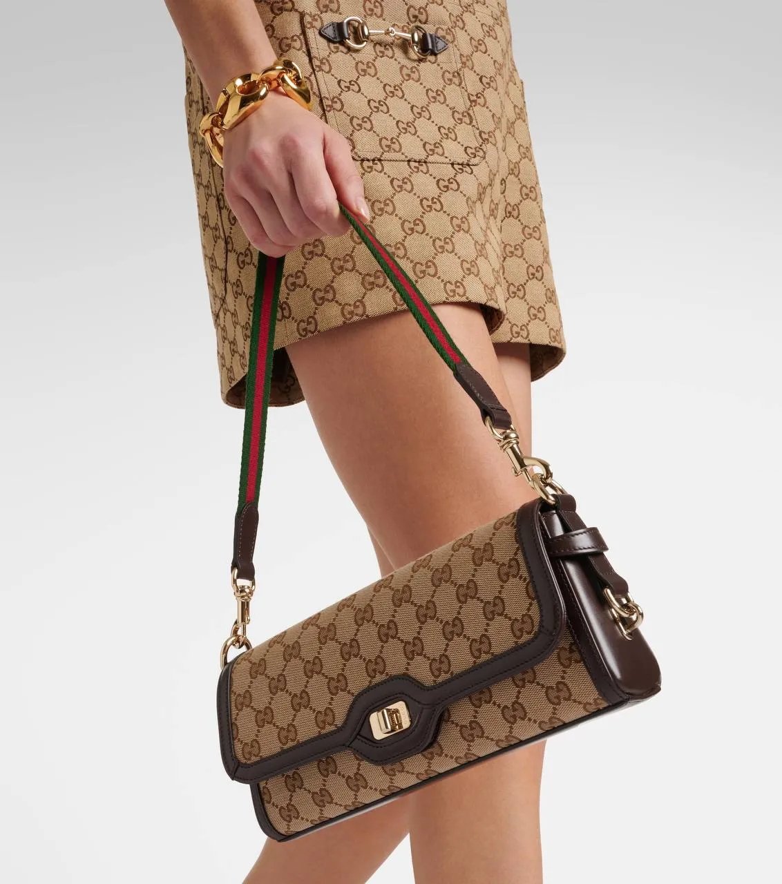 Gucci Luce Small GG canvas shoulder bag