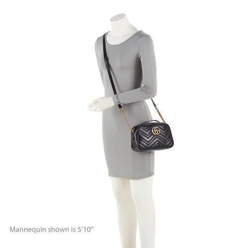Gucci Matelasse Leather GG Marmont Small Shoulder Bag (SHF-X9kyDa)