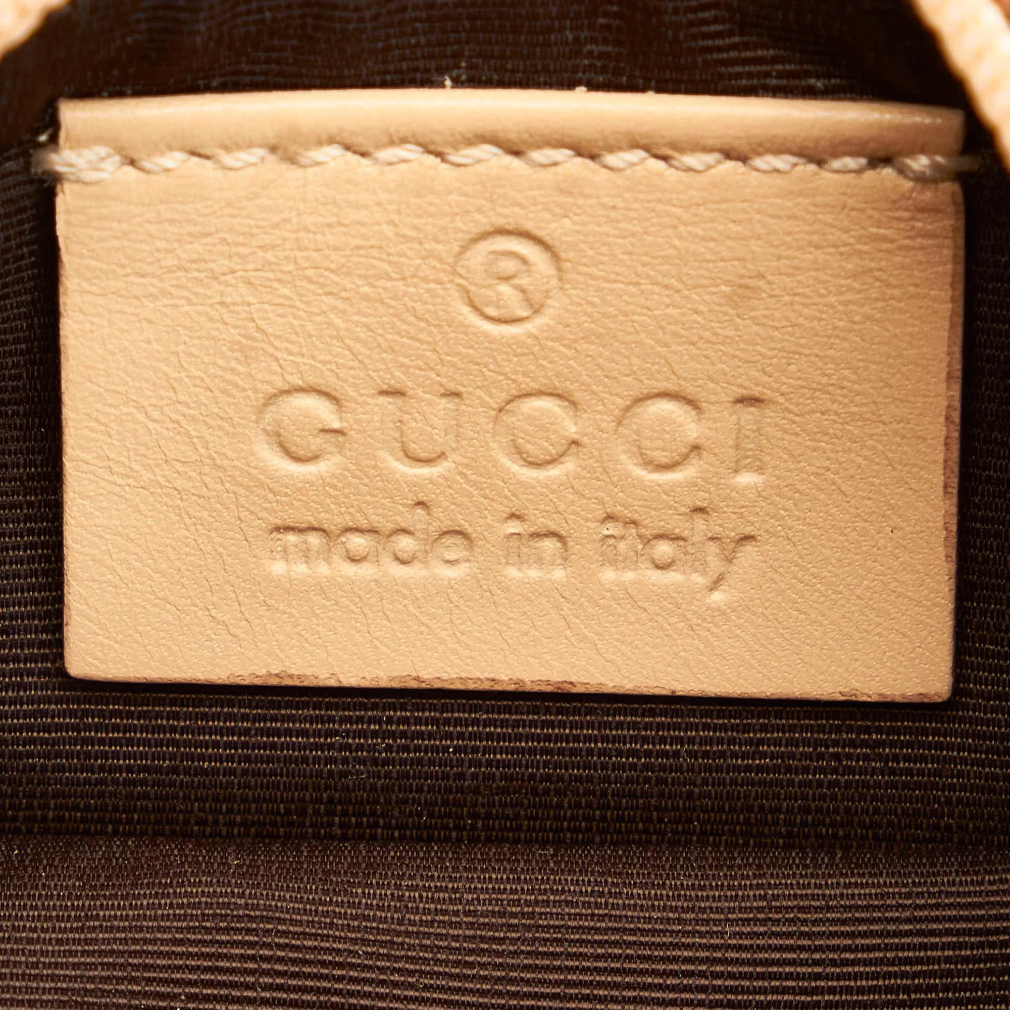 Gucci Perforated Leather Shoulder Bag