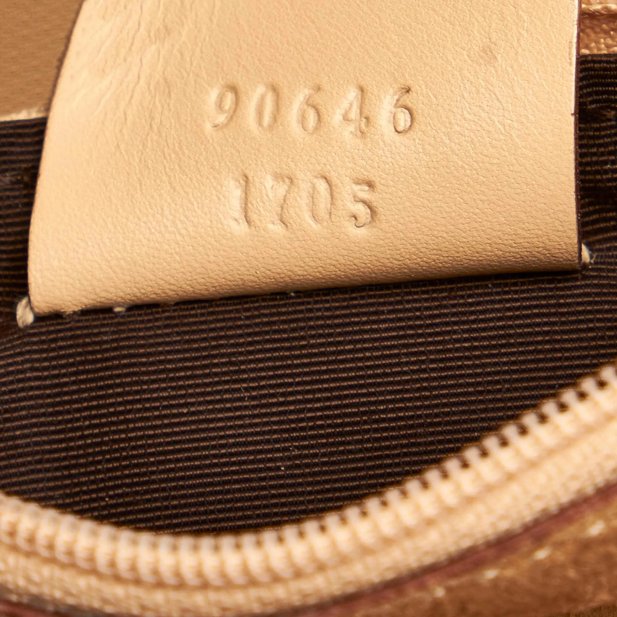 Gucci Perforated Leather Shoulder Bag