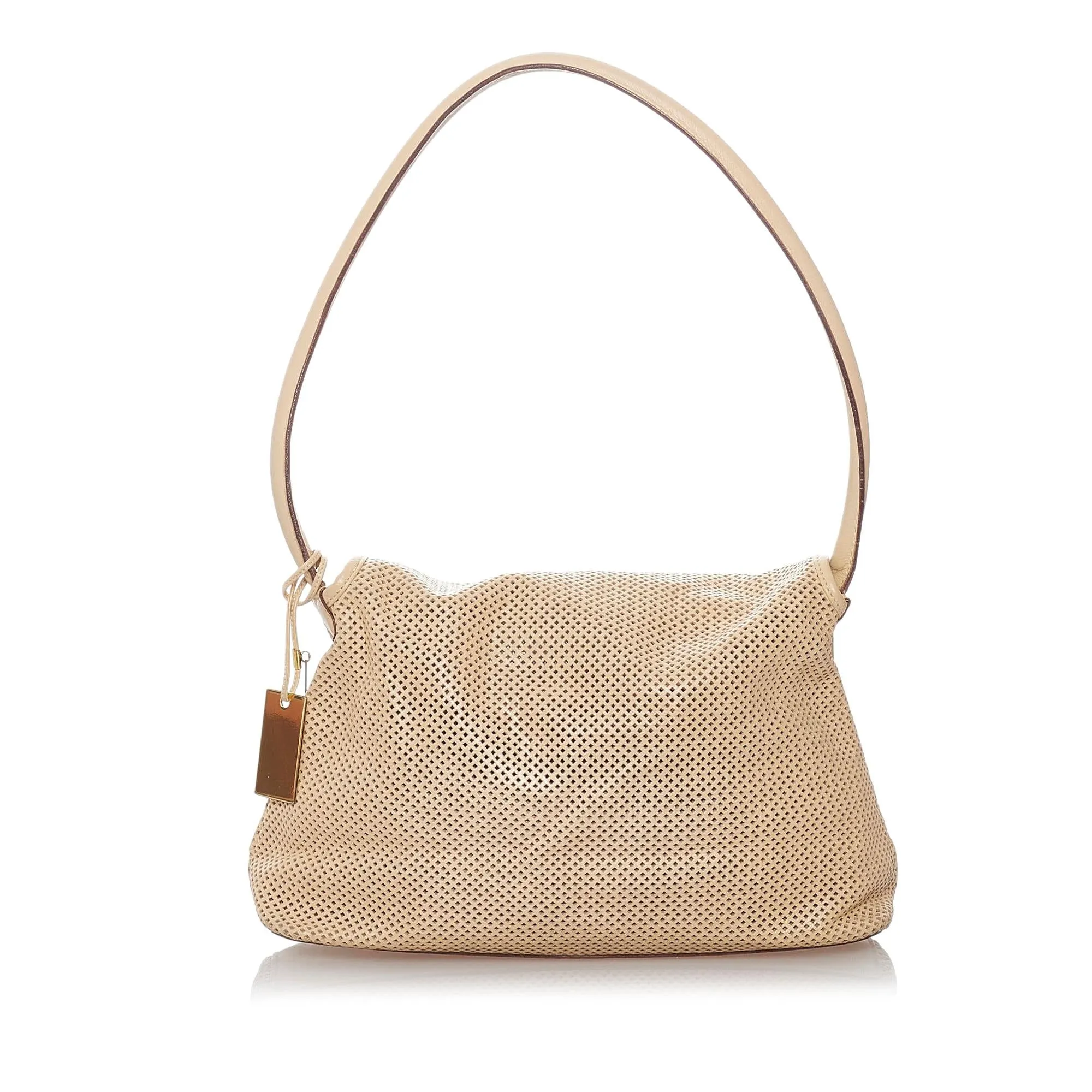 Gucci Perforated Leather Shoulder Bag