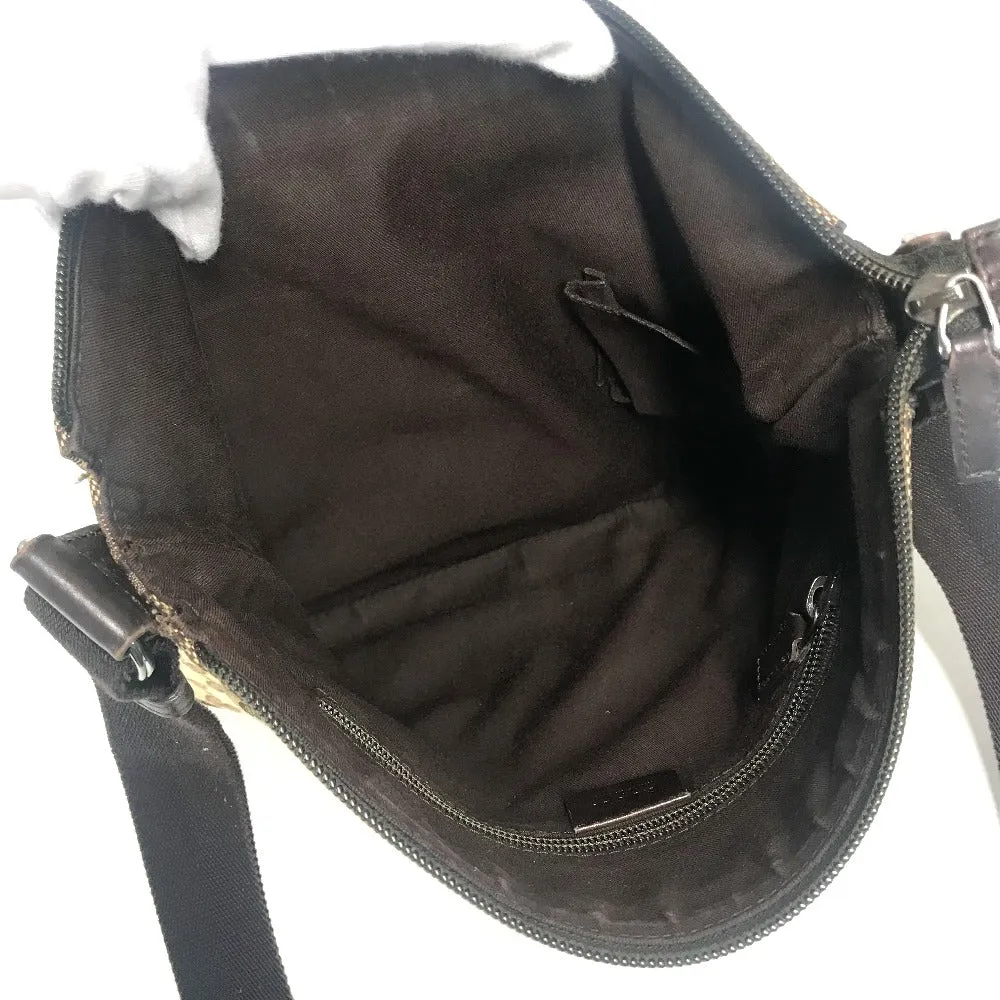 GUCCI Shoulder Bag 145857 GG canvas / leather beige GG