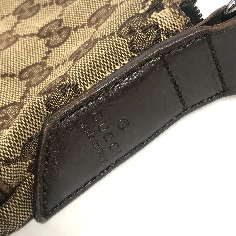 GUCCI Shoulder Bag 145857 GG canvas / leather beige GG