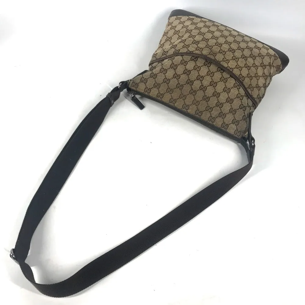 GUCCI Shoulder Bag 145857 GG canvas / leather beige GG
