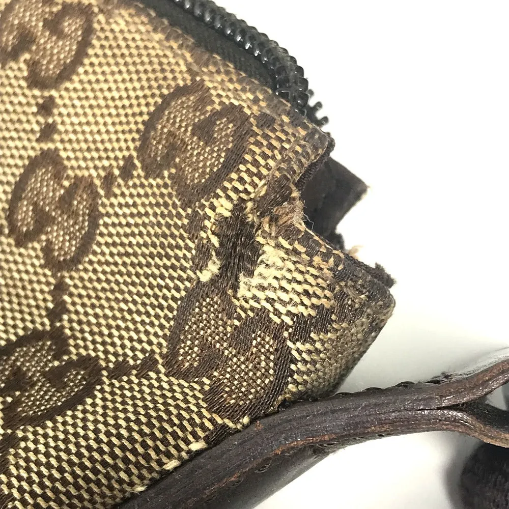 GUCCI Shoulder Bag 145857 GG canvas / leather beige GG