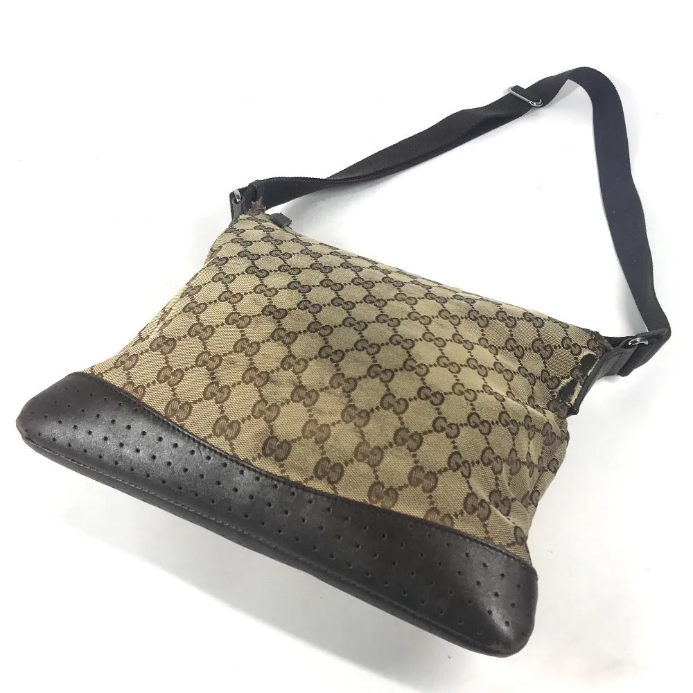 GUCCI Shoulder Bag 145857 GG canvas / leather beige GG