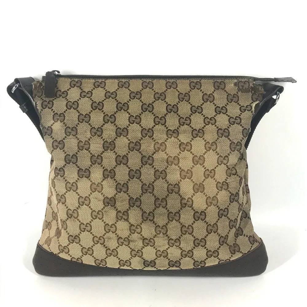 GUCCI Shoulder Bag 145857 GG canvas / leather beige GG