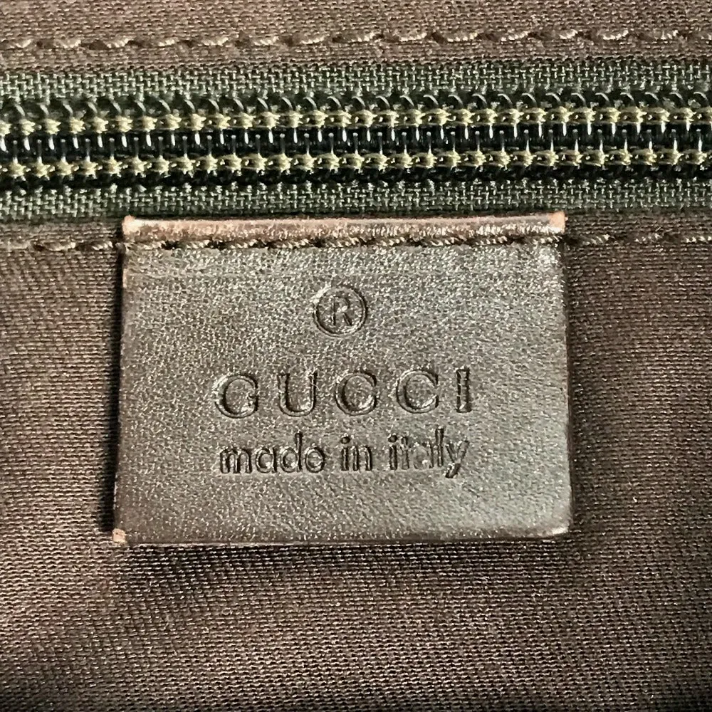 GUCCI Shoulder Bag 145857 GG canvas / leather beige GG