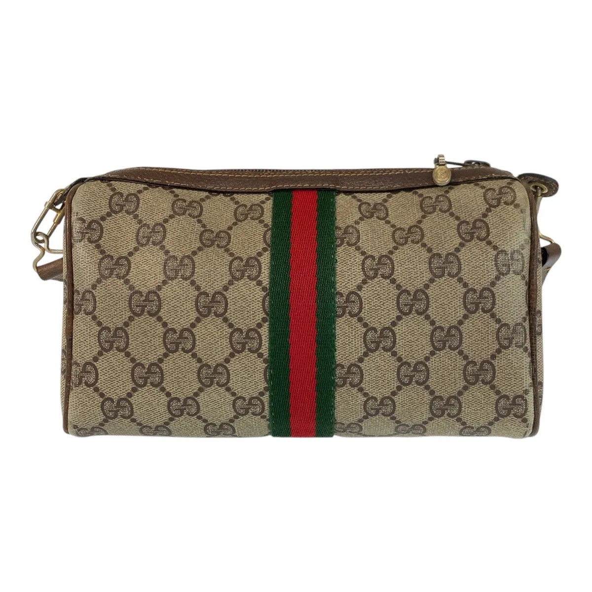 GUCCI Shoulder Bag 41 004 4465 GG Supreme Canvas beige Sherry Line Old Gucci
