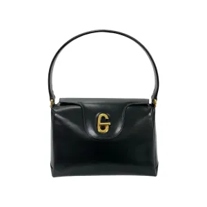 GUCCI Shoulder Bag leather black