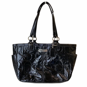 Handbag Designer By Coach In Black, Size:Large