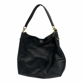 Handbag Designer By Coach In Black, Size:Large