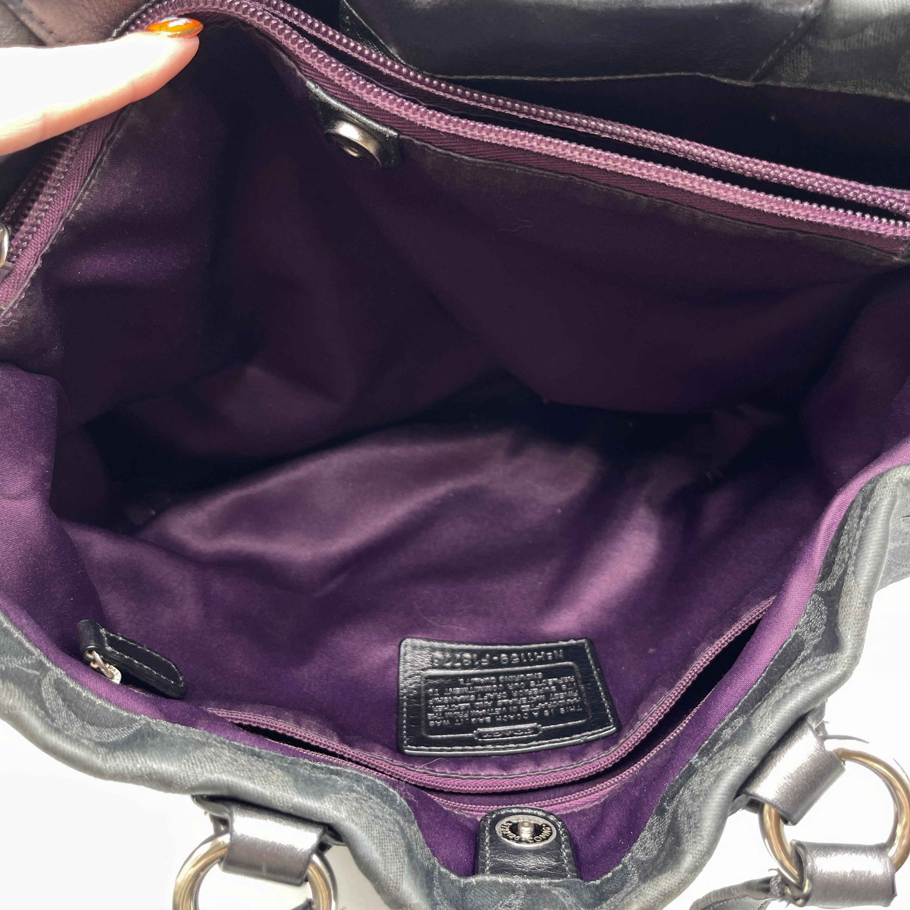 HANDBAG DESIGNER by COACH In BLACK, Size: MEDIUM