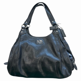Handbag Designer By Coach In Black, Size:Medium