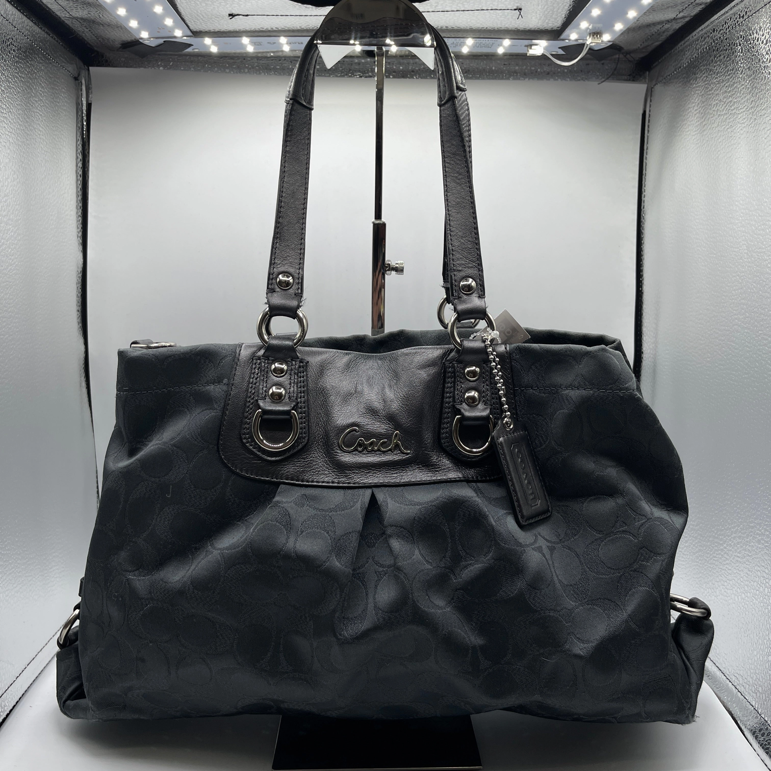 HANDBAG DESIGNER by COACH In BLACK, Size: MEDIUM