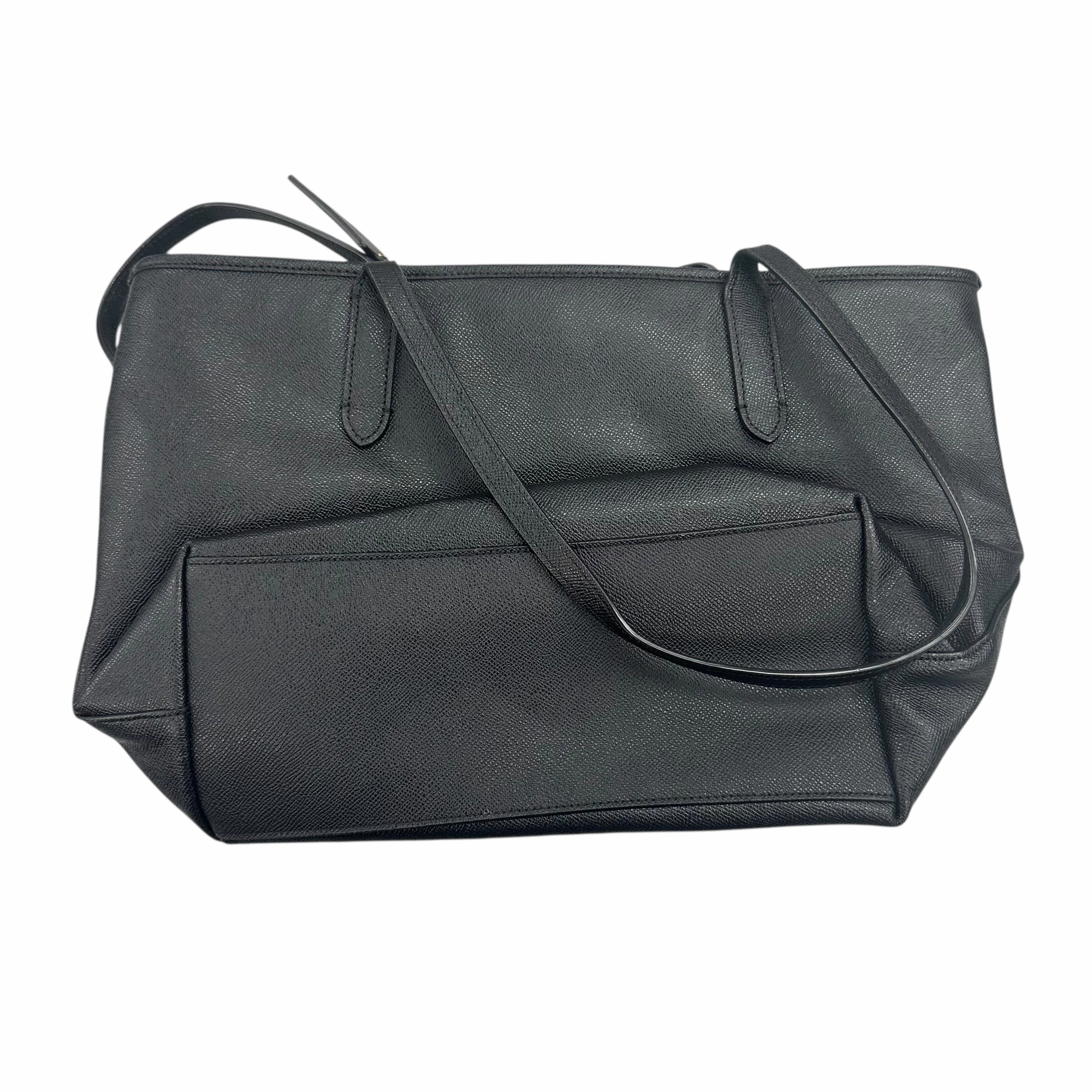 Handbag Designer By Coach In Black, Size:Medium