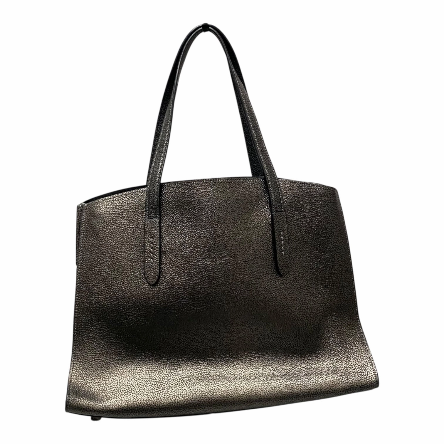 Handbag Designer By Coach In Bronze, Size:Medium