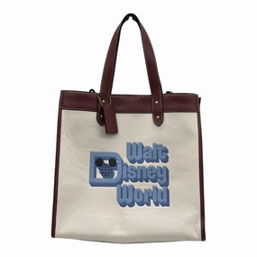 Handbag Designer By Coach In Brown & Cream, Size:Medium