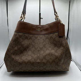 HANDBAG DESIGNER by COACH In BROWN, Size: LARGE