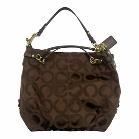 Handbag Designer By Coach In Brown, Size:Medium