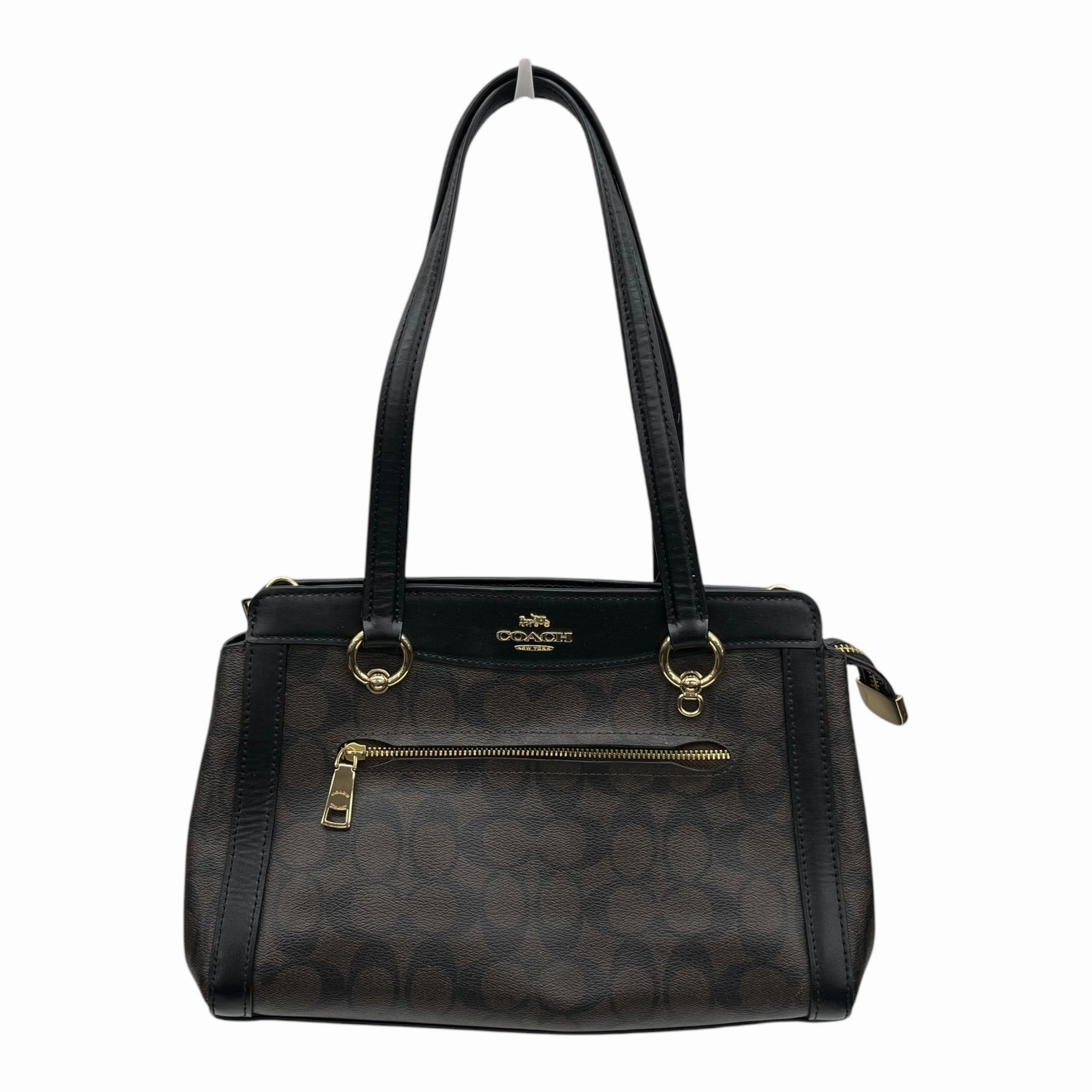 Handbag Designer By Coach In Brown, Size:Medium