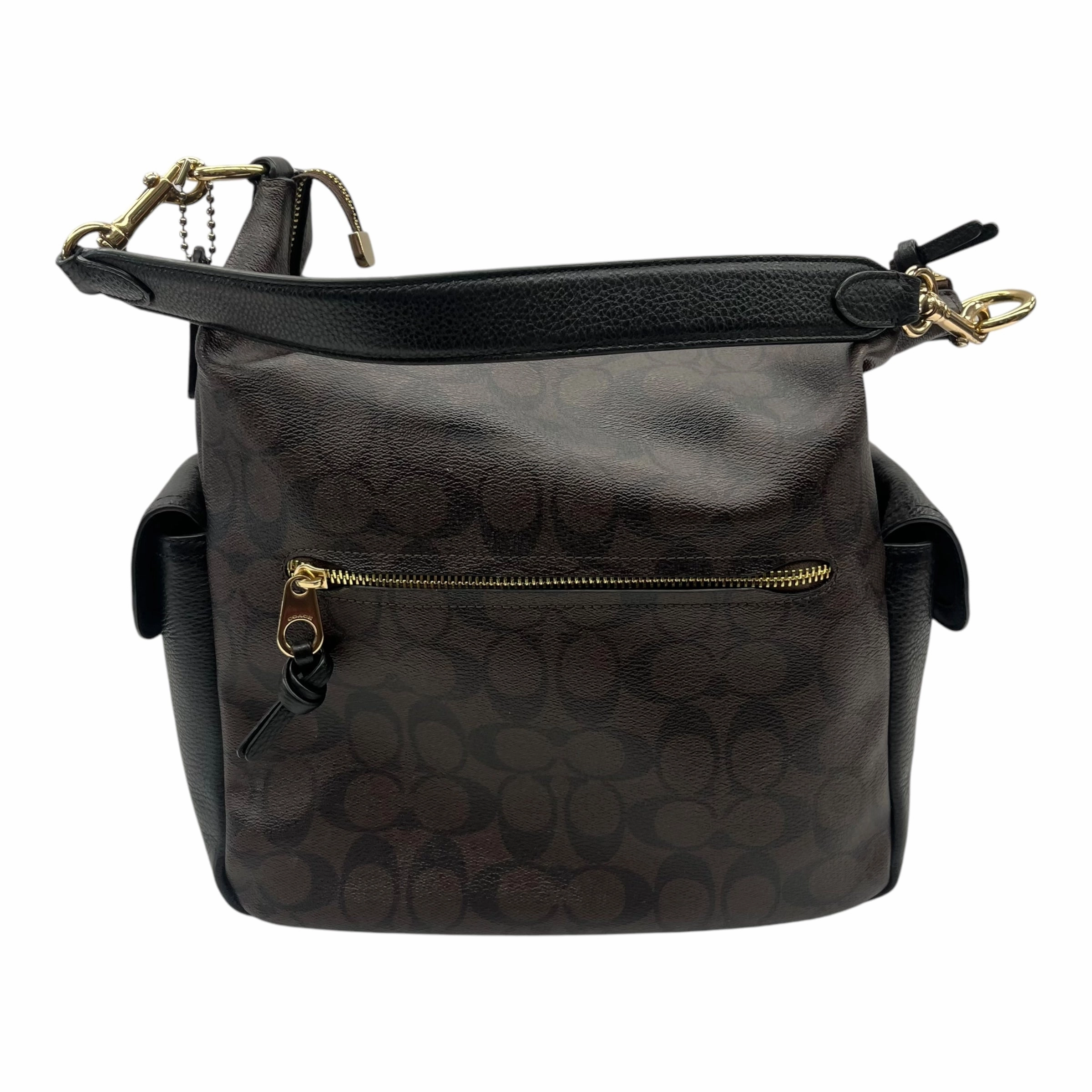 Handbag Designer By Coach In Brown, Size:Medium