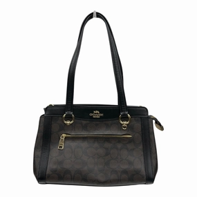 Handbag Designer By Coach In Brown, Size:Medium