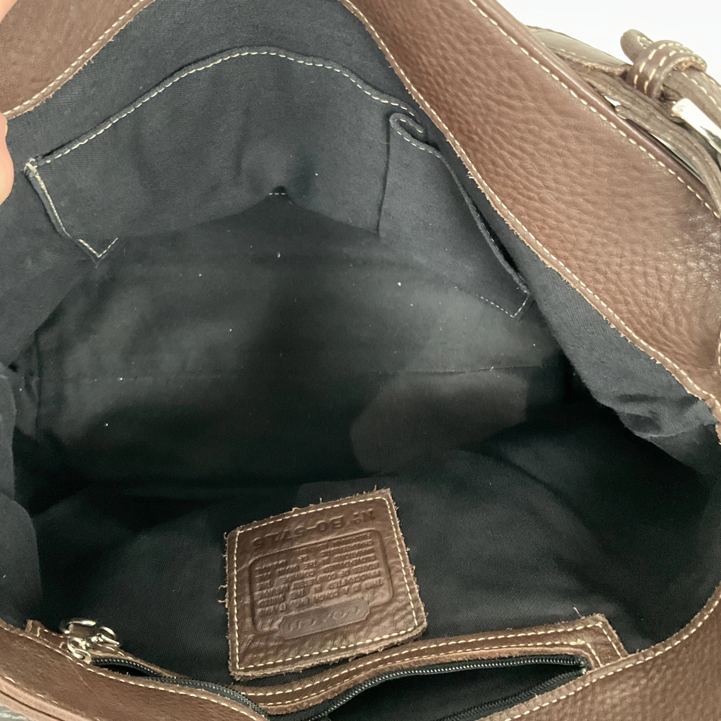 Handbag Designer By Coach In Brown, Size:Medium