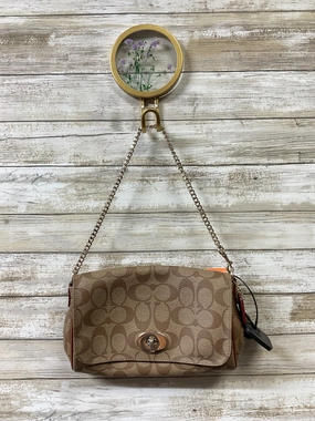Handbag Designer By Coach In Brown, Size:Small