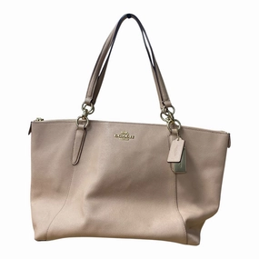 Handbag Designer By Coach In Peach, Size:Large