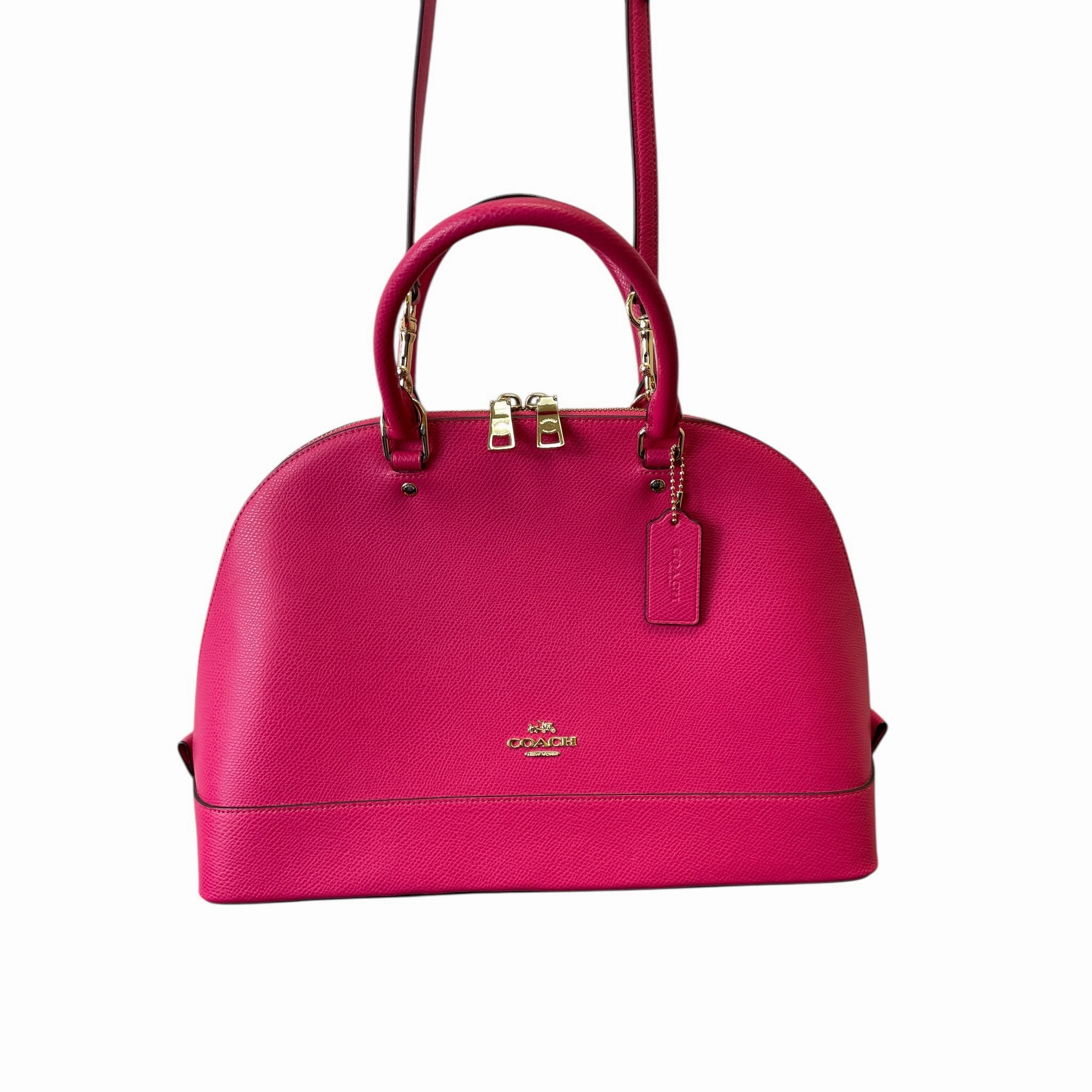 Handbag Designer By Coach In Pink, Size:Large
