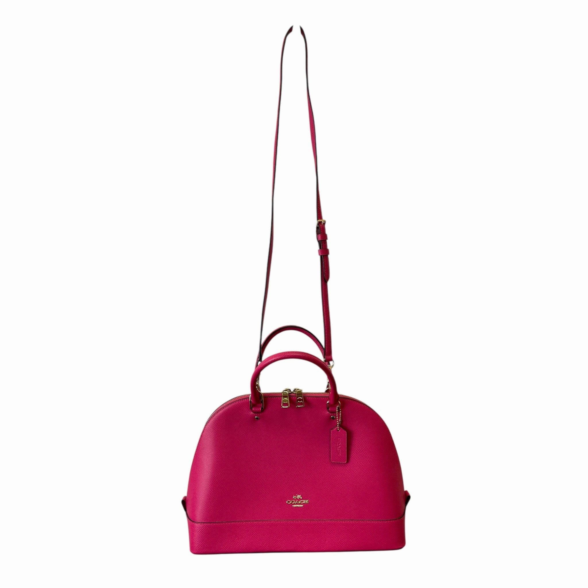 Handbag Designer By Coach In Pink, Size:Large