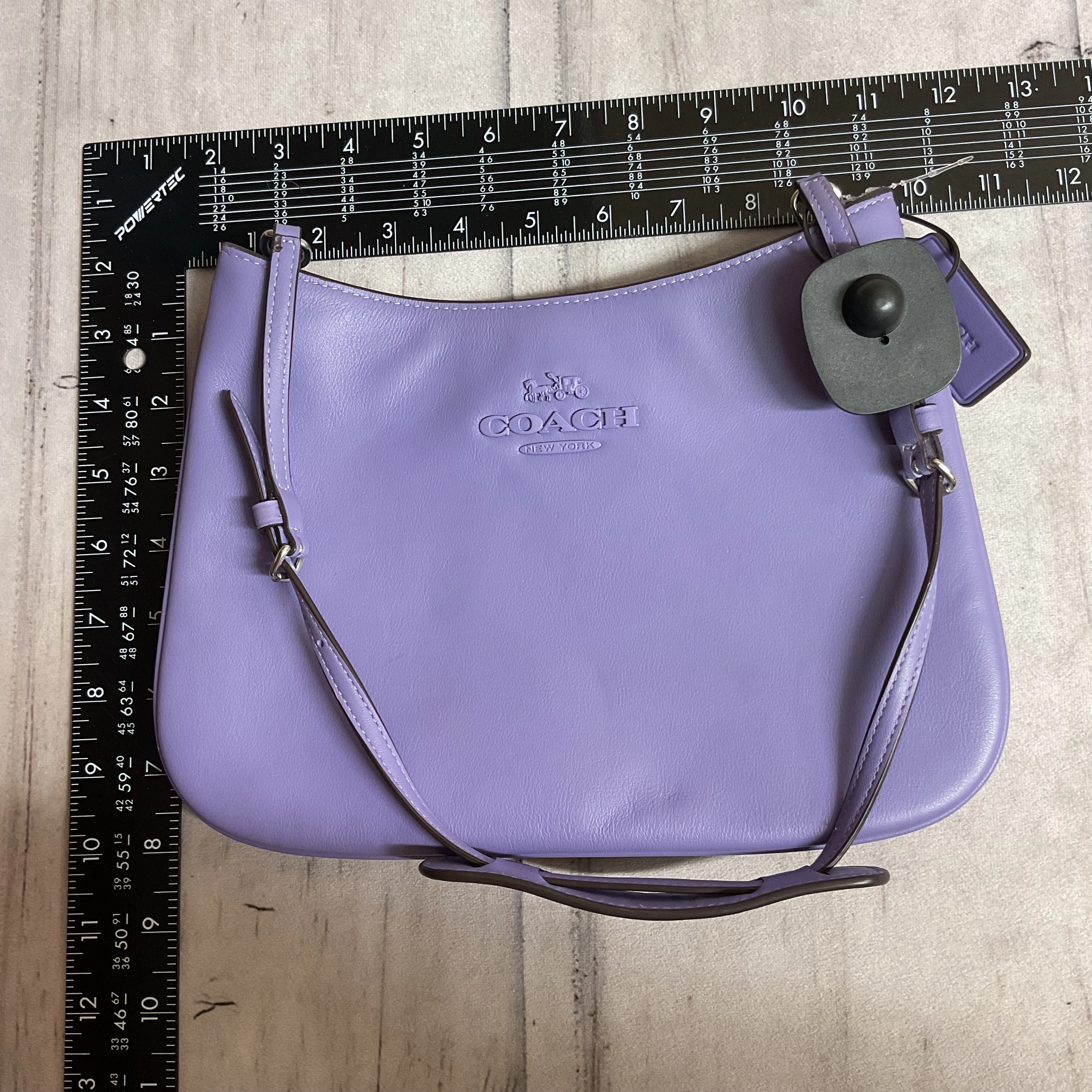 Handbag Designer By Coach In Purple, Size:Medium