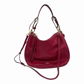 Handbag Designer By Coach In Red, Size:Medium