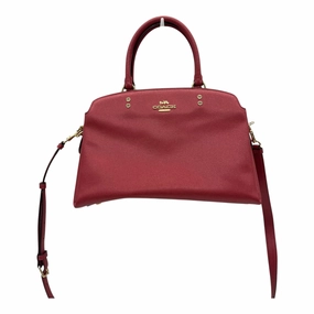 Handbag Designer By Coach In Red, Size:Medium