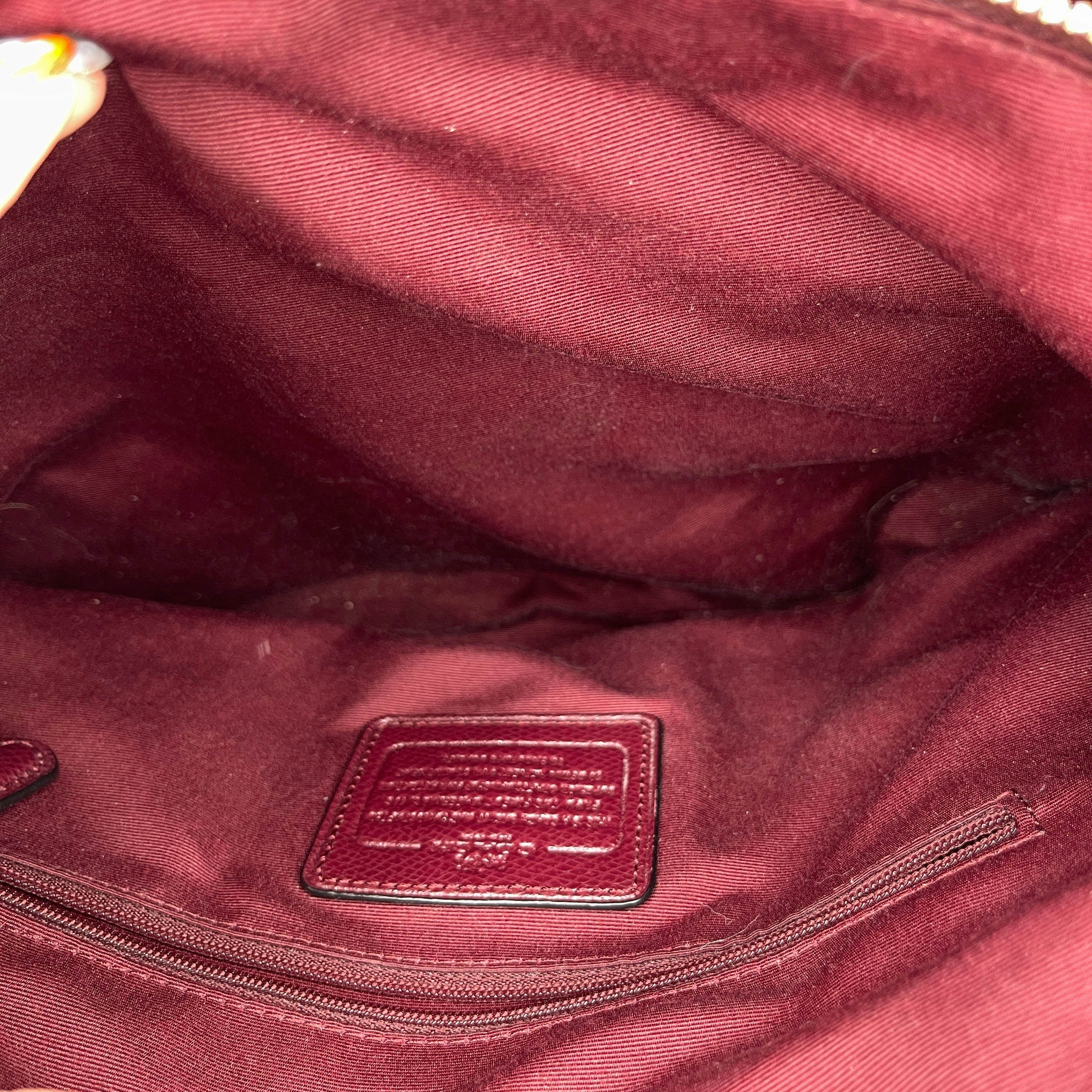 HANDBAG DESIGNER by COACH In RED, Size: MEDIUM