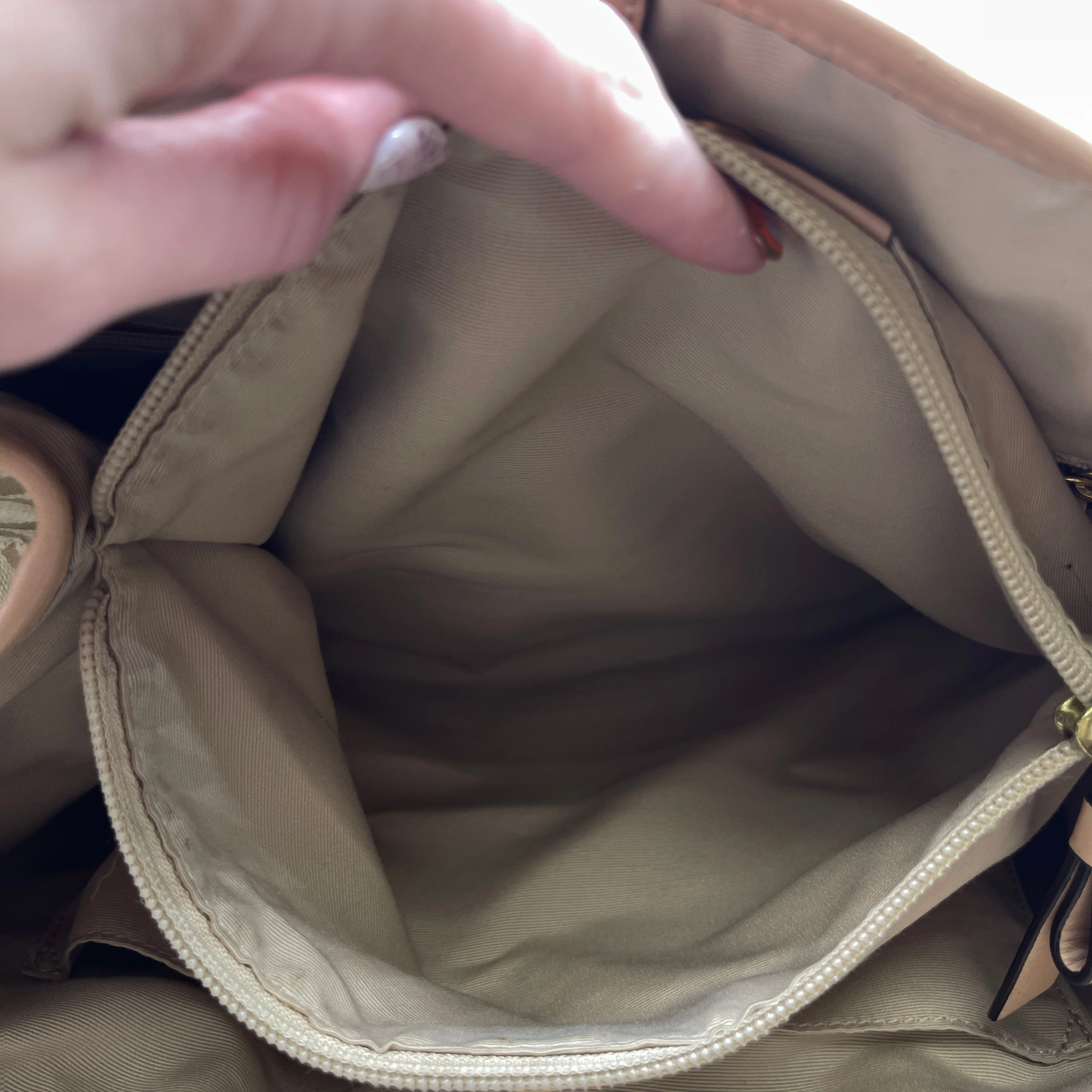 HANDBAG DESIGNER by COACH In TAN, Size: MEDIUM
